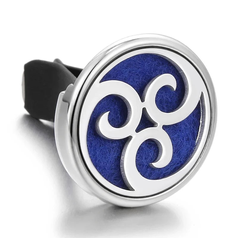 10PCS/LOT Wholesale Car Perfume Diffuser Car Clips Pendants Lockets Perfume Essential Oil Diffuser Aromatherapy Pendant Necklace