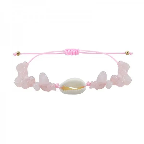 Bohemian Sea Shell Beads Bracelets For Women Handmade Irregular Stone Beaded Bangles Beach Party Friendship Jewelry Gift