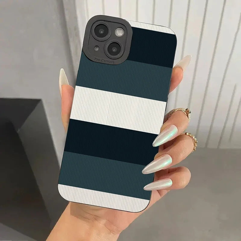 Fashion Zebra Stripe Pattern Silicone Case for Xiaomi Poco F6 M6 X6 F5 X5 X3 Pro Mi 11 Lite 5G 14 13 12T 12 13T Pro Soft Cover