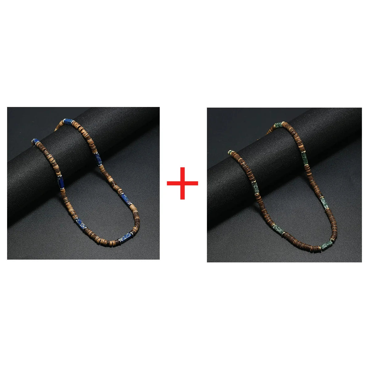 New Bohemian Men's Beaded Necklace Tiger Stone Natural Stone Fashion Trend Design Minimalist Necklace Commemorative Gift - Madeinsea©