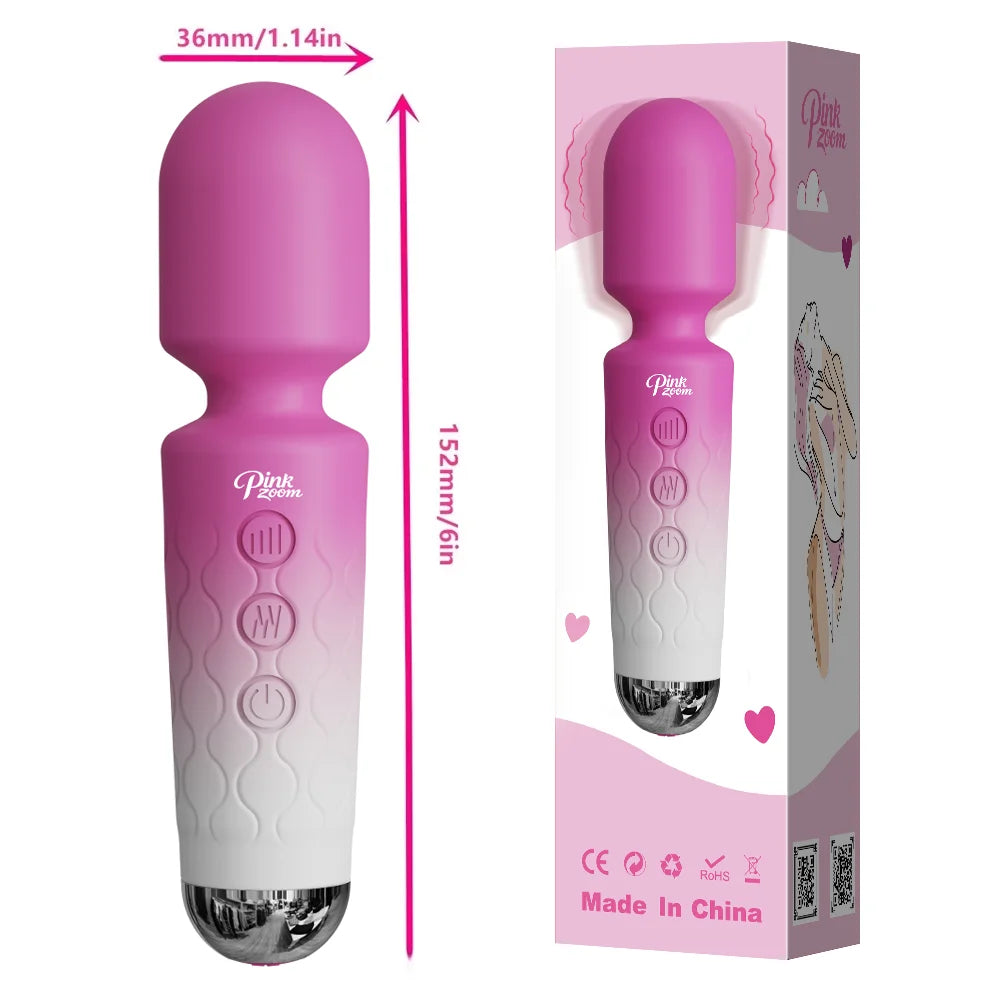 Powerful AV Vibrator Magic Wand 20 Speeds Clitoris Stimulator Sex Toys for Women G spot Massager Adult Female Sex Erotic Product