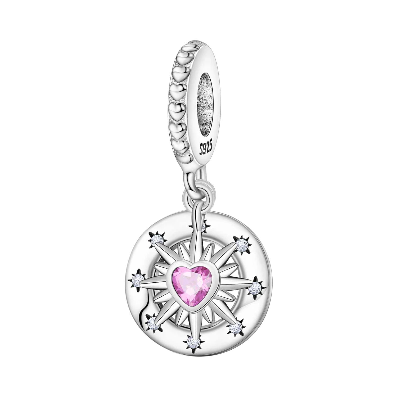 PANPOKI 925 Sterling Silver Switchable Book Pendant Beads Original Pendants Bracelet Charm Jewelry Party DIY Trendy Gifts