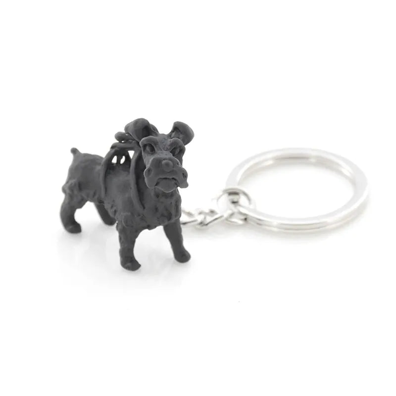 Vintage 3D French Bulldog&Pug Key Chains Cute Animals Keychains Keyring Pet Fashion Jewelry Boyfriend Girls Gift Accessories