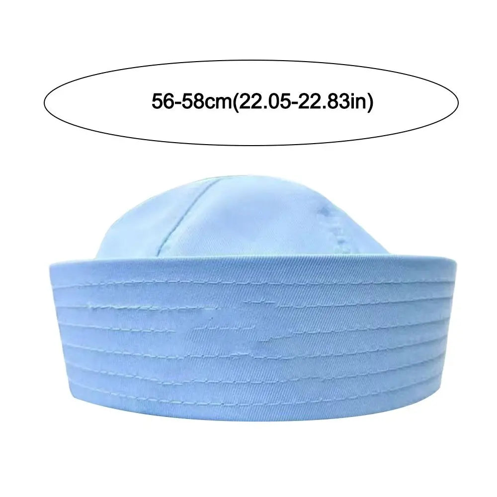 New Cotton Sailor Hat Soft Solid Color Beret Brimless Marine Cap Party