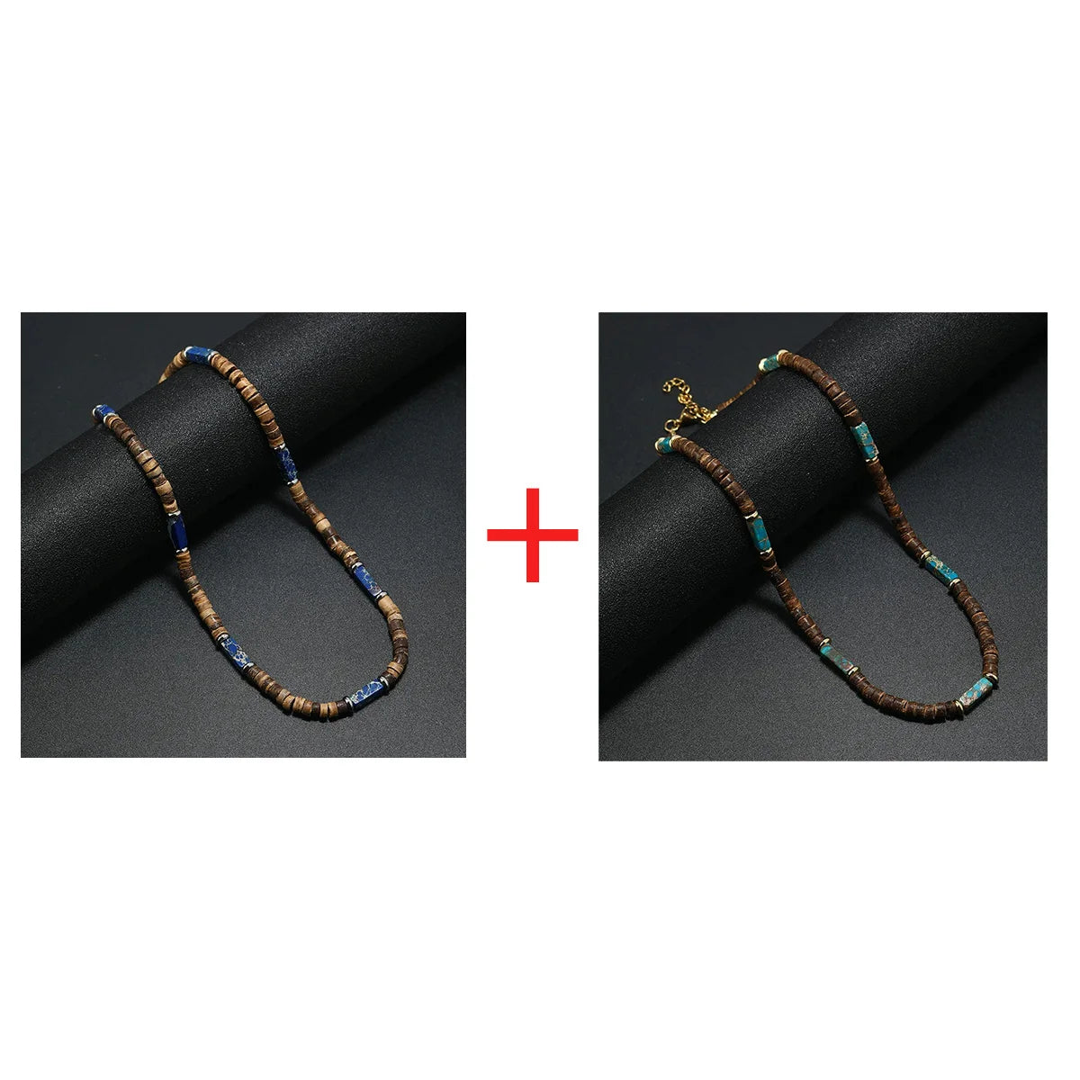 New Bohemian Men's Beaded Necklace Tiger Stone Natural Stone Fashion Trend Design Minimalist Necklace Commemorative Gift - Madeinsea©