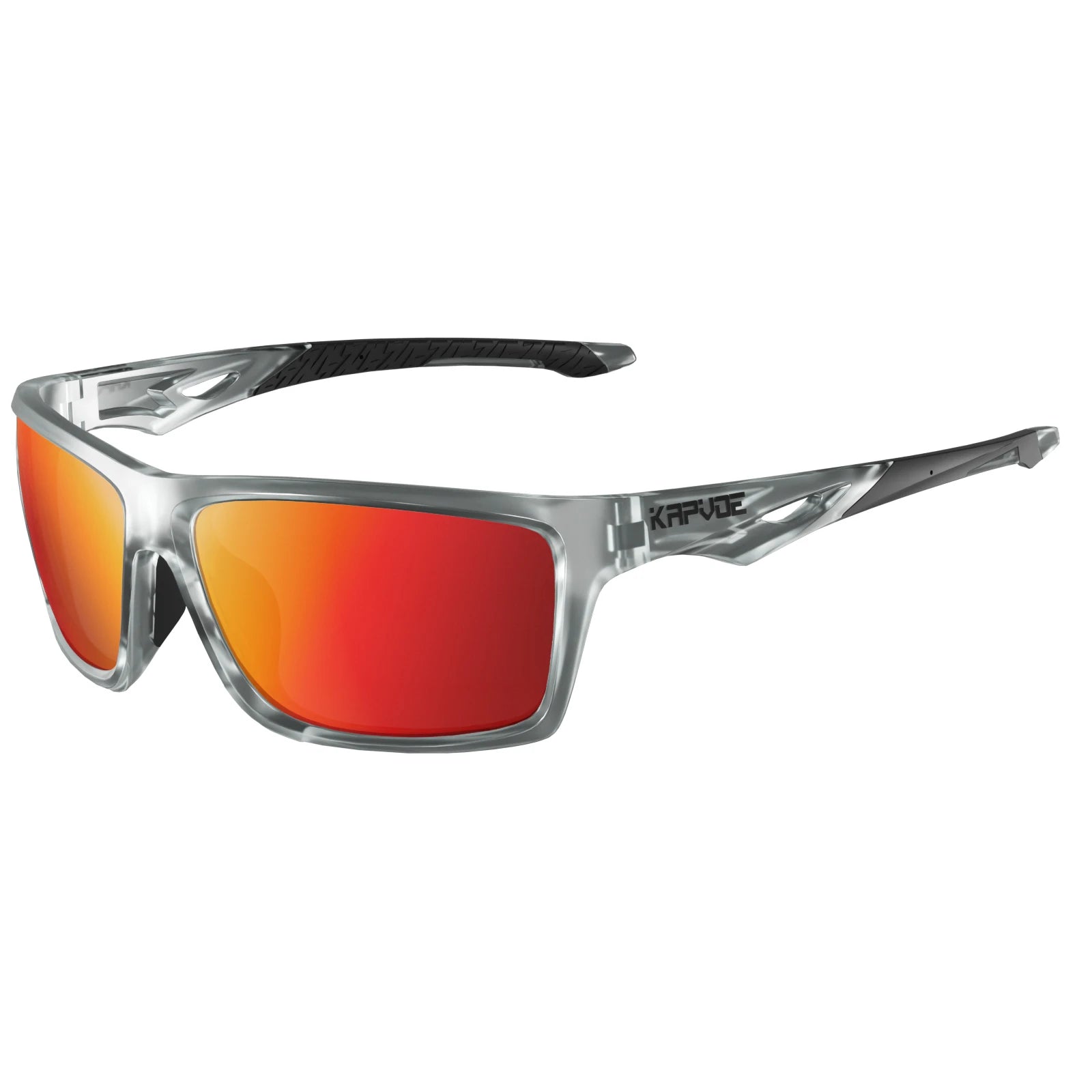 Kapvoe Polarisierte Wanderbrille für Herren, UV400-Gläser, PC-Gläser, HD-Gläser, Outdoor-Sonnenbrille 2025