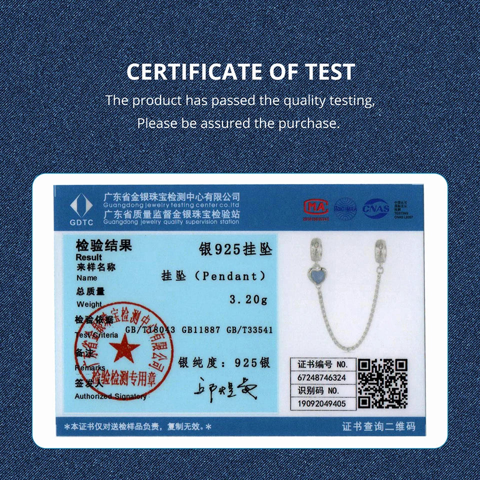 BAMOER Tailor Set Series 925 Sterling Silver Denim Star Charm Bead fit Original Bracelet DIY Bamoer Charm for Jewelry Making