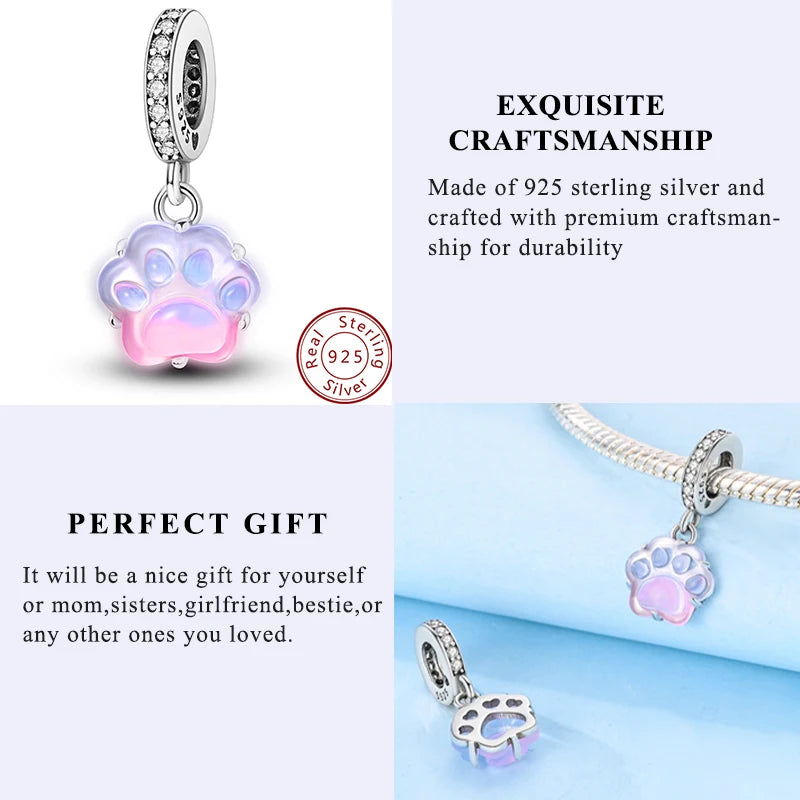 Charm-Heißverkäufe 925 Silber Original Charms Perlen Fit Anhänger Charm Armband Baumeln für Frauen DIY Feine Schmuckherstellung