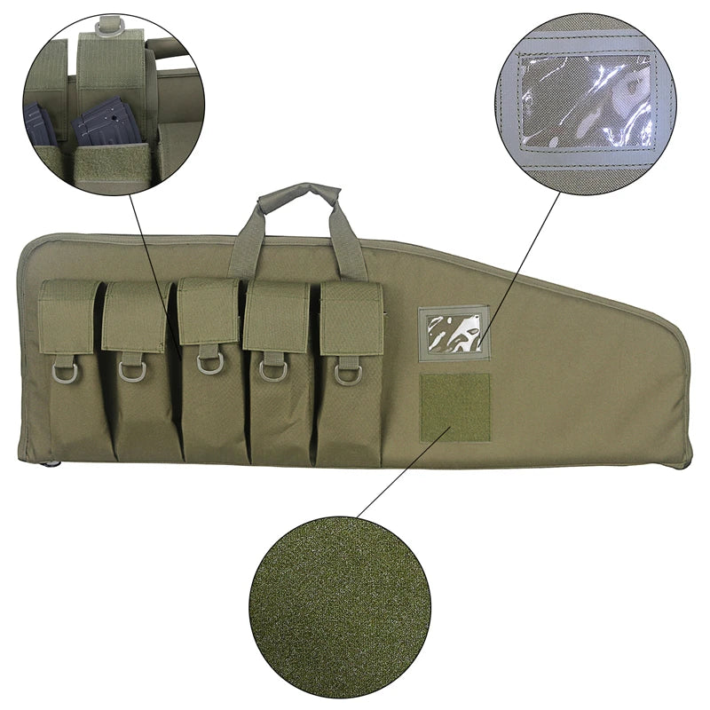 42inch Tactical Rifle Case Gun Bag Air Rifle Case  Backpack Sniper Airsoft Holster Shooting Hunting Accessorie