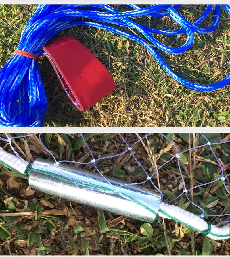 Lawaia Fishnet Catch Fish Network Steel Pendant Hand Casting Style Fishing Net Automatic Fishing Tool 240/300/360/420