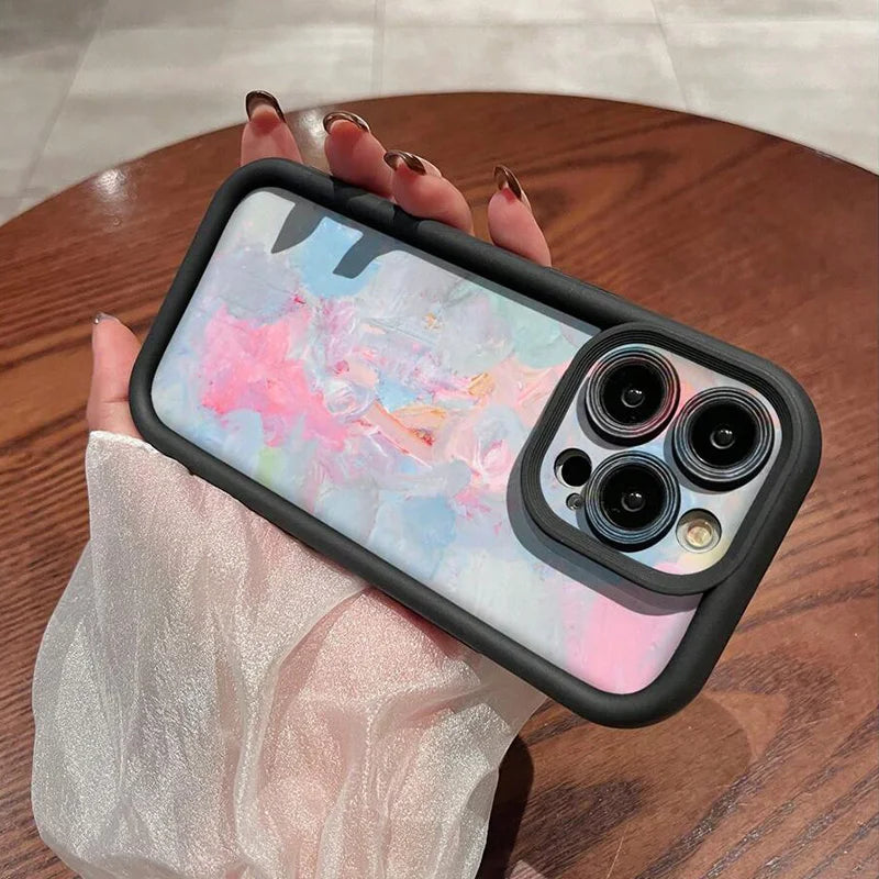 For Samsung Galaxy S25 S24 S23 S22 Ultra FE A16 A55 A54 A53 A06 A15 A35 A14 A34 5G Case Dreamy Ombre Design TPU Soft Phone Cover