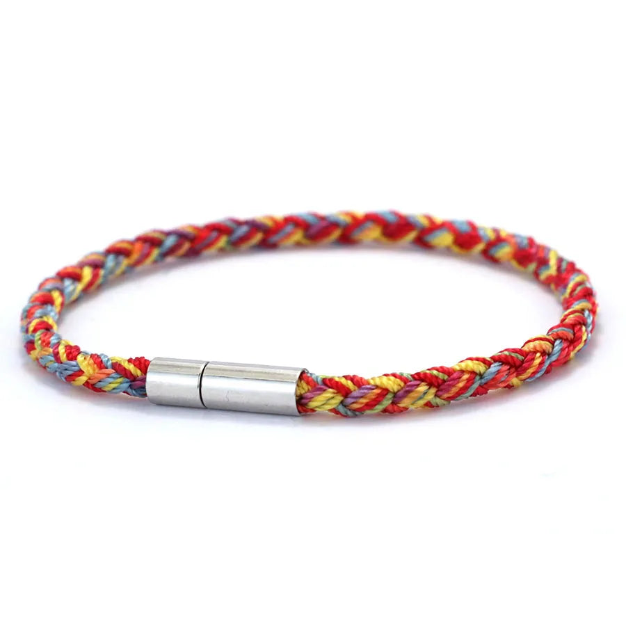 5 Colors Grade A Ruyi Dragon Scale Rope Bracelet Unisex Handmade Braided Ethnic Lucky String Braslet Bangle Friendship Braclet