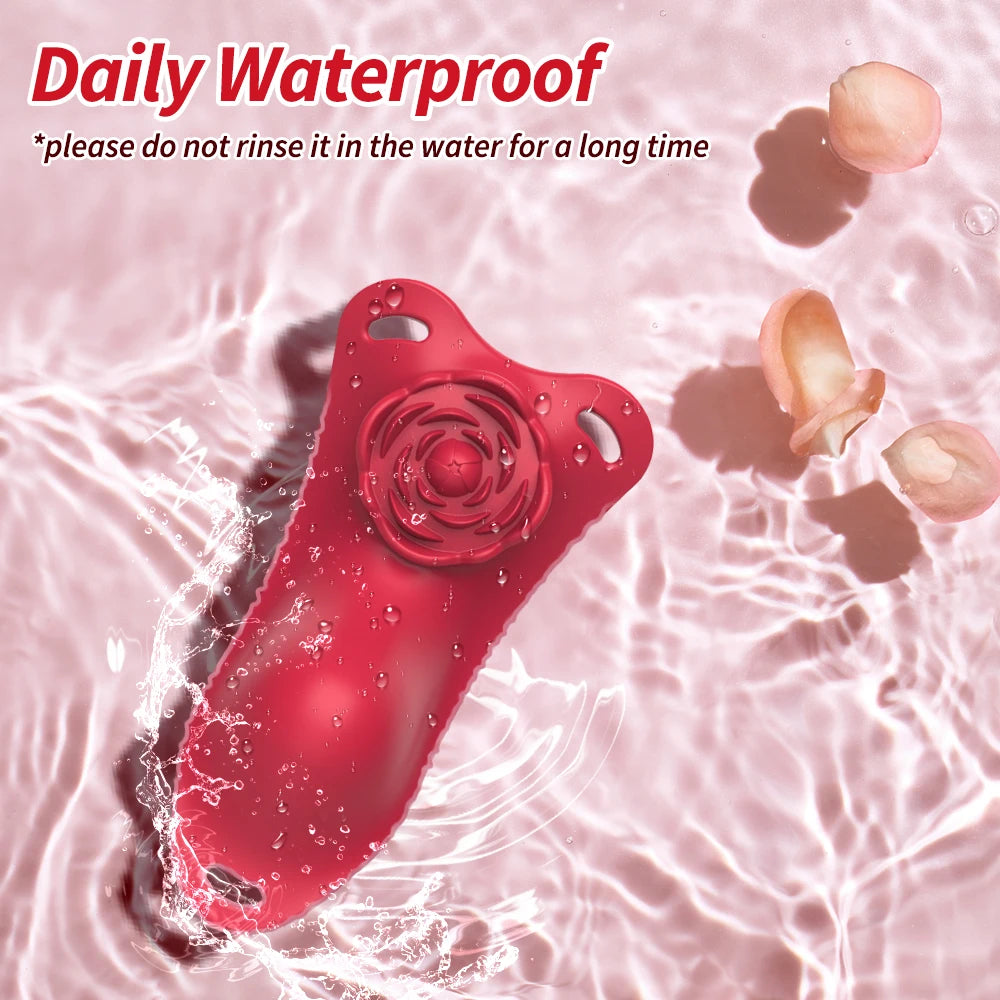 Remote Control Wearable Panty Vibrator Female 10 Vibration Control Mode Rose Chicken Ring Clitoral Stimulator Adult Sexy Toys 18