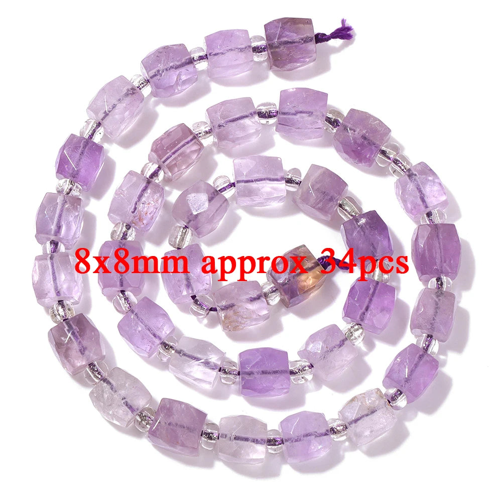 Natural Amethyst Energy Stone Bead Purple Quartzs Crystals Beads Healing Power Fit Health,Beauty,Clarity,Relieve stress,Calming