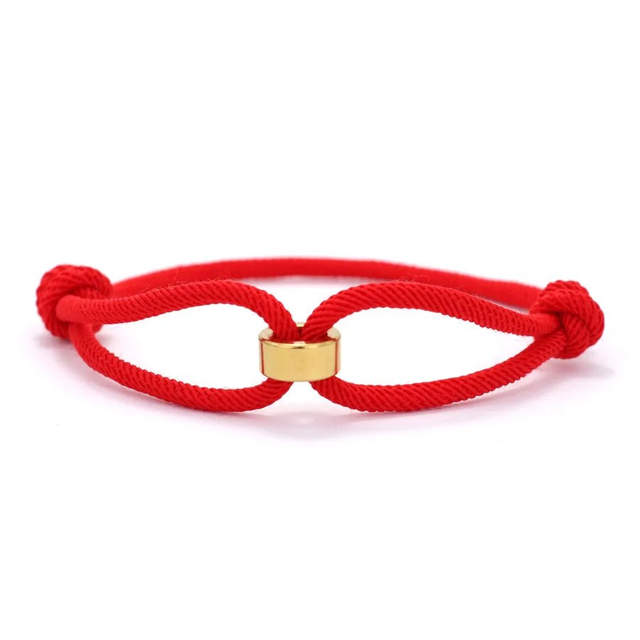 Handmade 3mm Thin Rope Bracelet Men Women Stainless Steel Gold Color Charm Braslet Friendship Jewelry Gift For Lover Pulseria