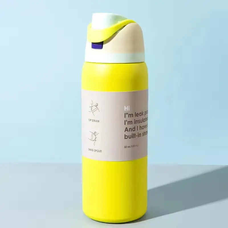 ☆Stainless Steel Thermal Mug Portable Sports Water Bottle Thermos Vacuum Flasks & Thermoses Water Bottle