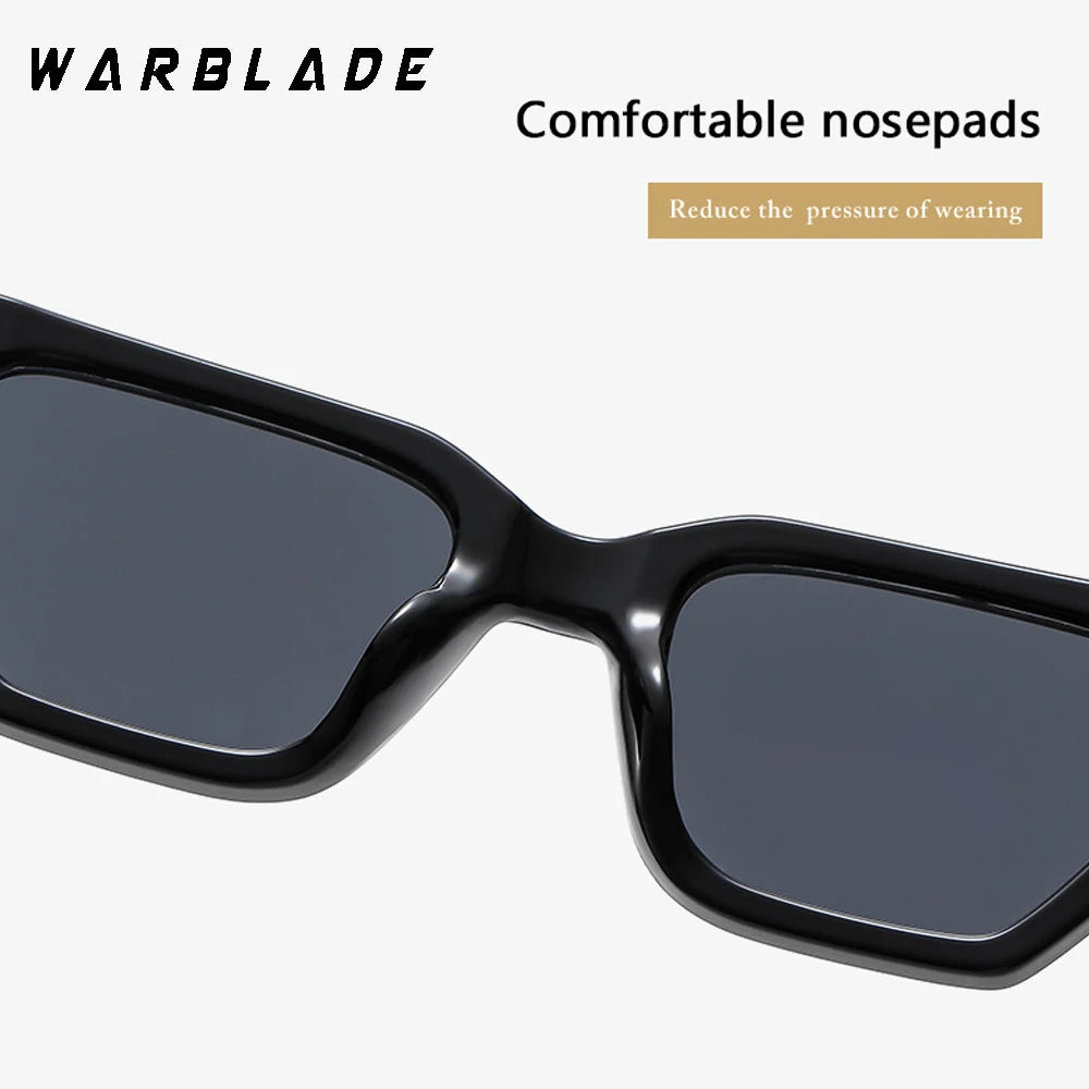 Small Square Frame Rice Nail Sunglasses For Men High-end Trendy Street Photography Sunglasses For Women Fashion Designer Glasses