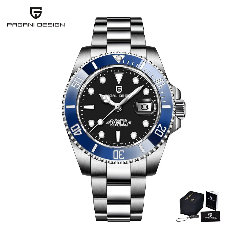 PAGANI Design 2025 New Men Automatic Mechanical Watches Miyota 8215/NH35 40mm Stainless Steel Waterproof Watch Relogio