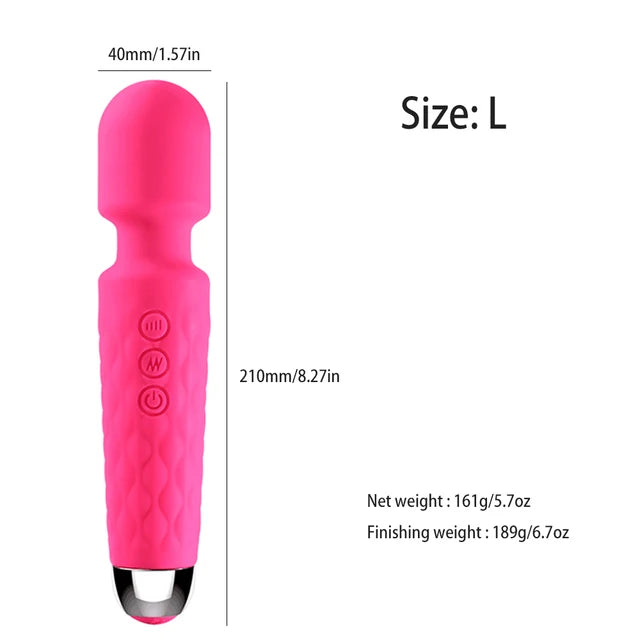 Wireless Dildos AV Vibrator Magic Wand for Women Clitoris Stimulator G Spot Massager Vibrator Female Masturbator Adult Sex Toys - Madeinsea©
