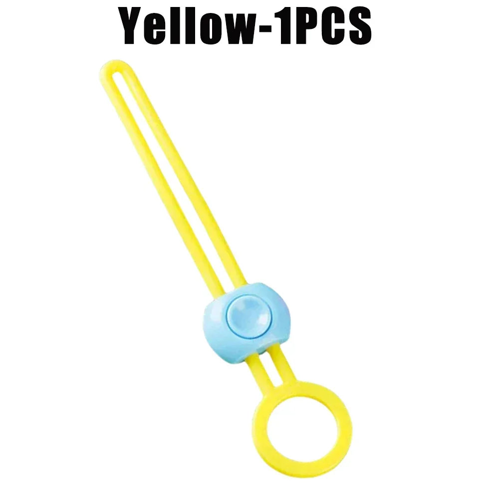 Upgraded Snack Bag Sealing Strap Food Bag Clips Multi-Purpose Sealer Reusable Cable Ties for Home Kitchen Office - Madeinsea©