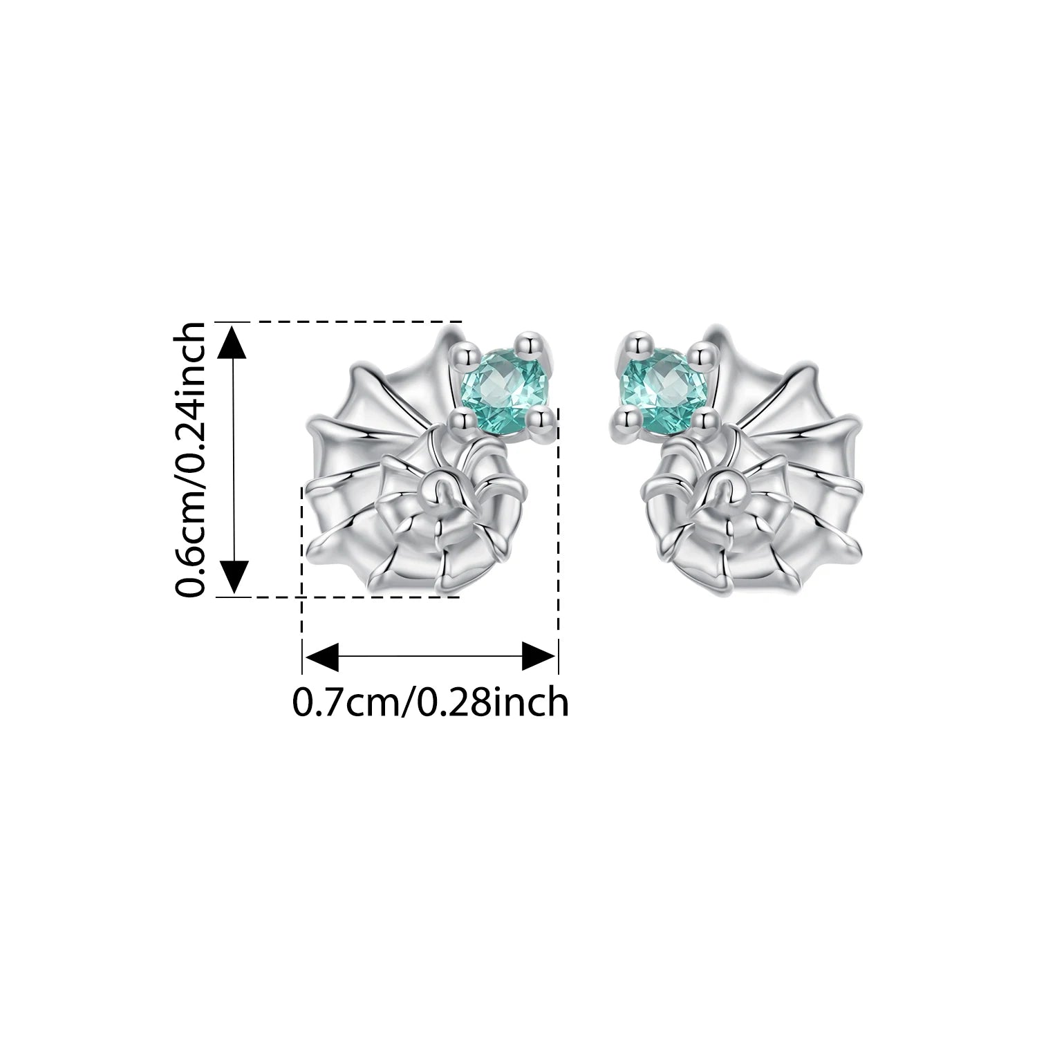 BAMOER 925 Sterling Silver Crab Stud Earrings Enamel Marine Clownfish Ear Studs for Women Girls Sweet Summer Jewelry Gift