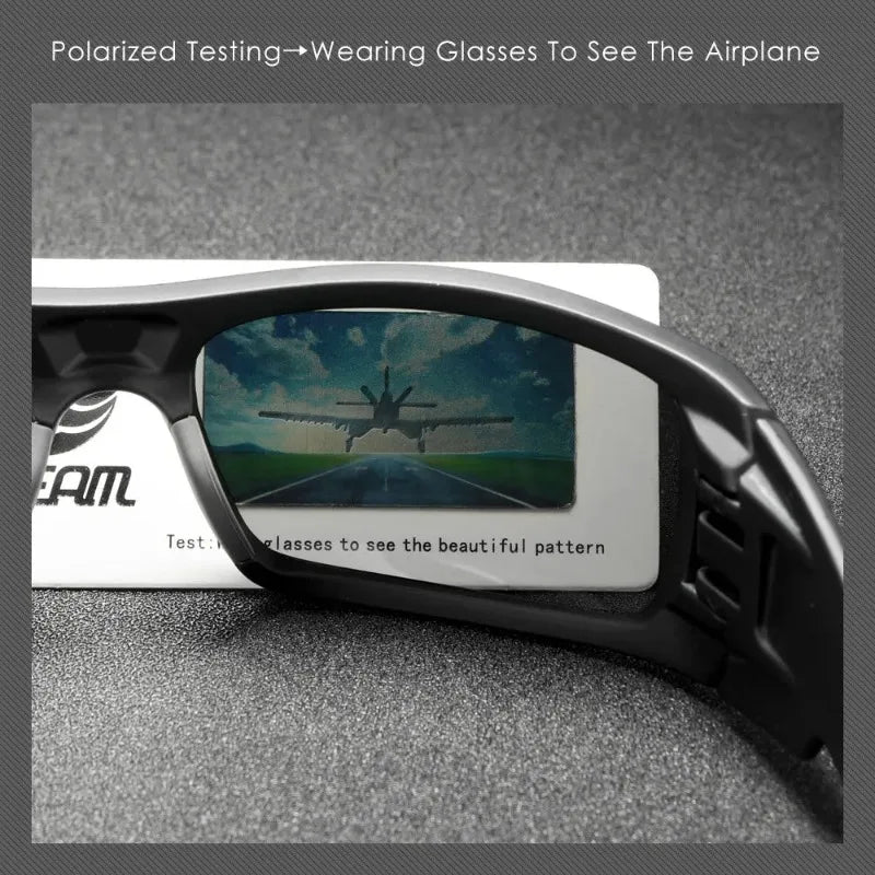 KDEAM Polarisierte Sonnenbrille für Damen und Herren, Autofahrerbrille, rechteckige Sonnenbrille für Herren, vielseitiger Augenschutz, UV400-Schutz