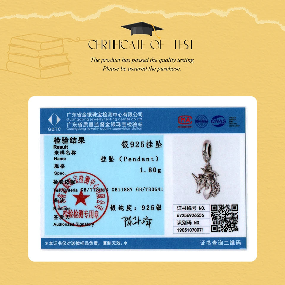 BAMOER Happy Graduate Charms Bachelor-Hut-Perlen, oxidierter Einhorn-Anhänger für junge Frauen, Armband, DIY-Geschenk zur Abschlussfeier