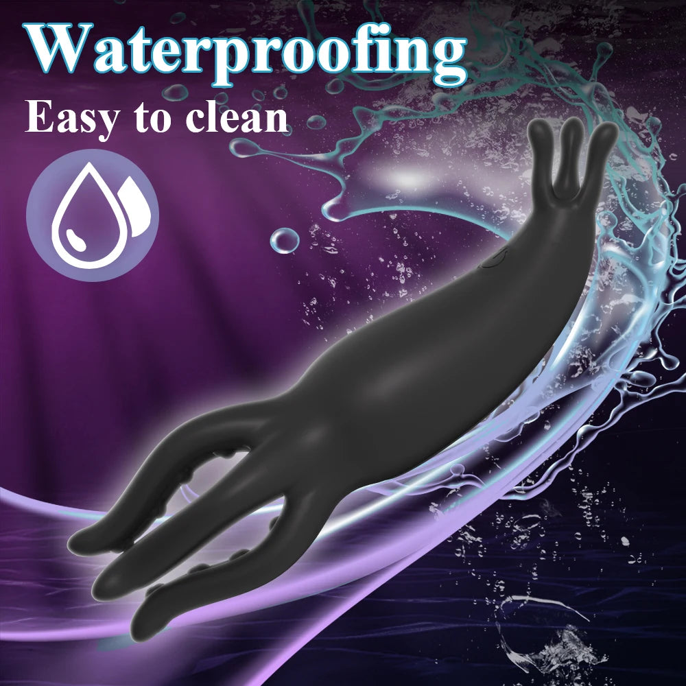 Stimulateur de gland vibrant pour hommes, appareil d'entraînement pour retarder l'éjaculation, masseur vibrant pour masturbation durable, jouet sexuel d'endurance