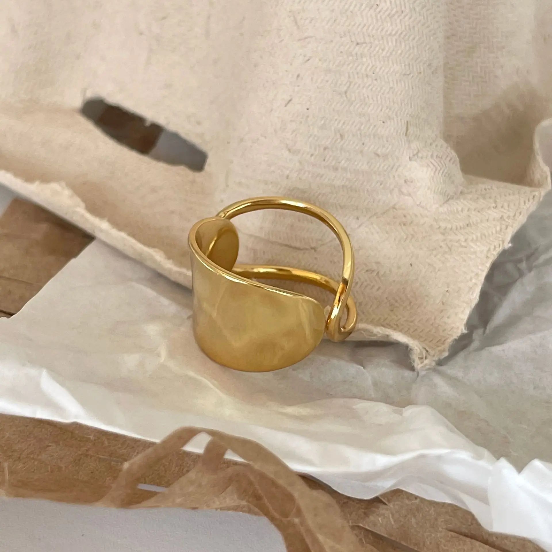 BF CLUB 925 Sterling Silver Irregular Ring Female Hollowout Open Simple Retro Style Handmade Rings Jewelry Birthday Gift