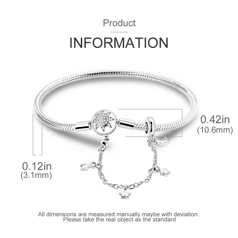 New Original 925 Sterling Silver Bracelet Heart Butterfly Bracelet For Women Fit Original Bracelet Charms Beads Jewelry DIY Gift