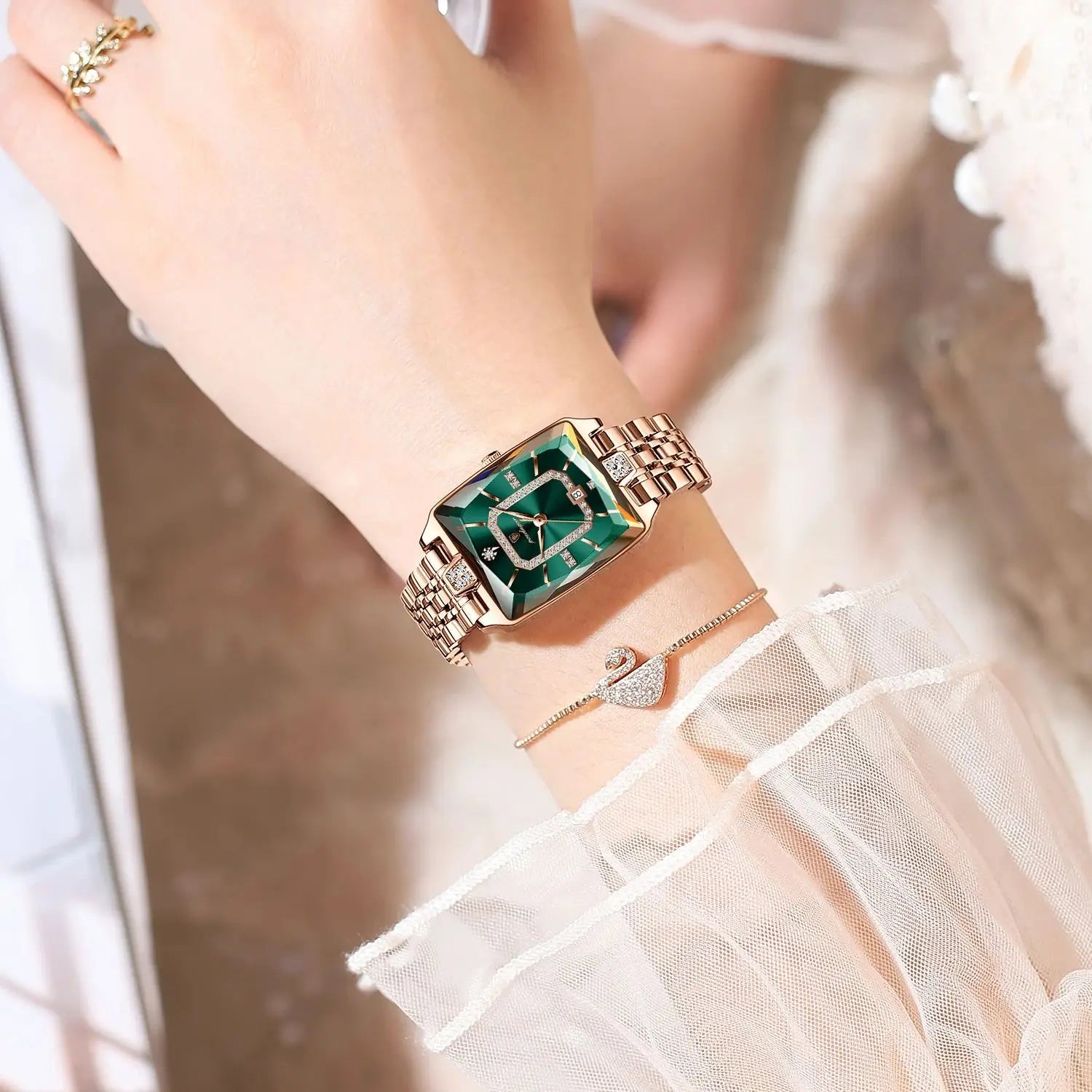 POEDAGAR Luxury Watch For Woman Waterproof Calendar High Quality Ladies Watch Stainless Steel Quartz Women's Watches Elegant+Box - Madeinsea©
