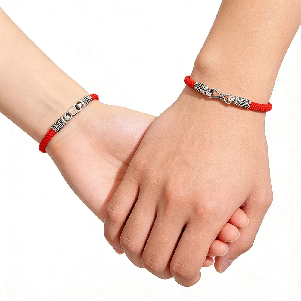 MKENDN 925 Sterling Silver 4mm Braided Rope Bracelet Anklet for Women Men Friendship Bracelet Trendy Jewelry GIfts