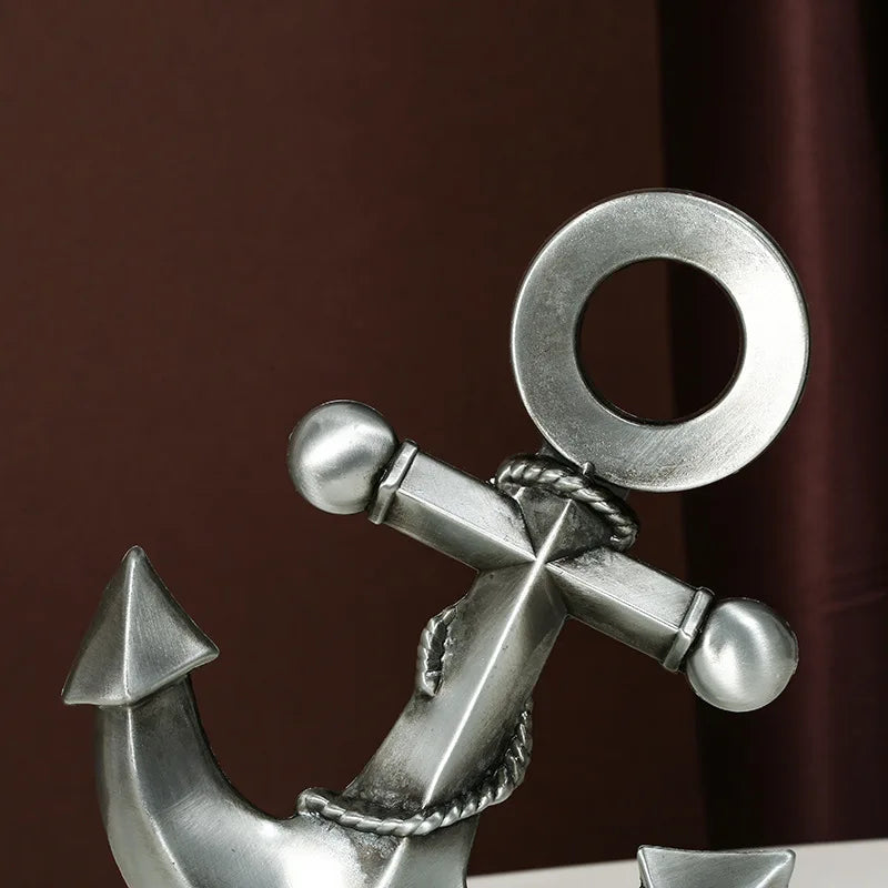Nordic Style Metal Anchor Decoration