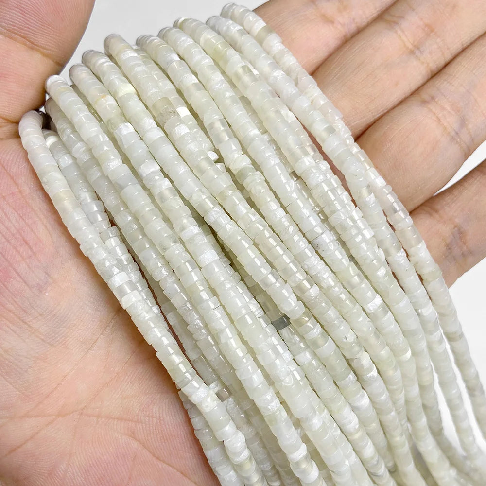 2x4mm Blue Flat Round Stone Bead Imperial Agates Jades Rondelle Loose Beads For Jewelry Making DIY Bracelets Necklace Handmade