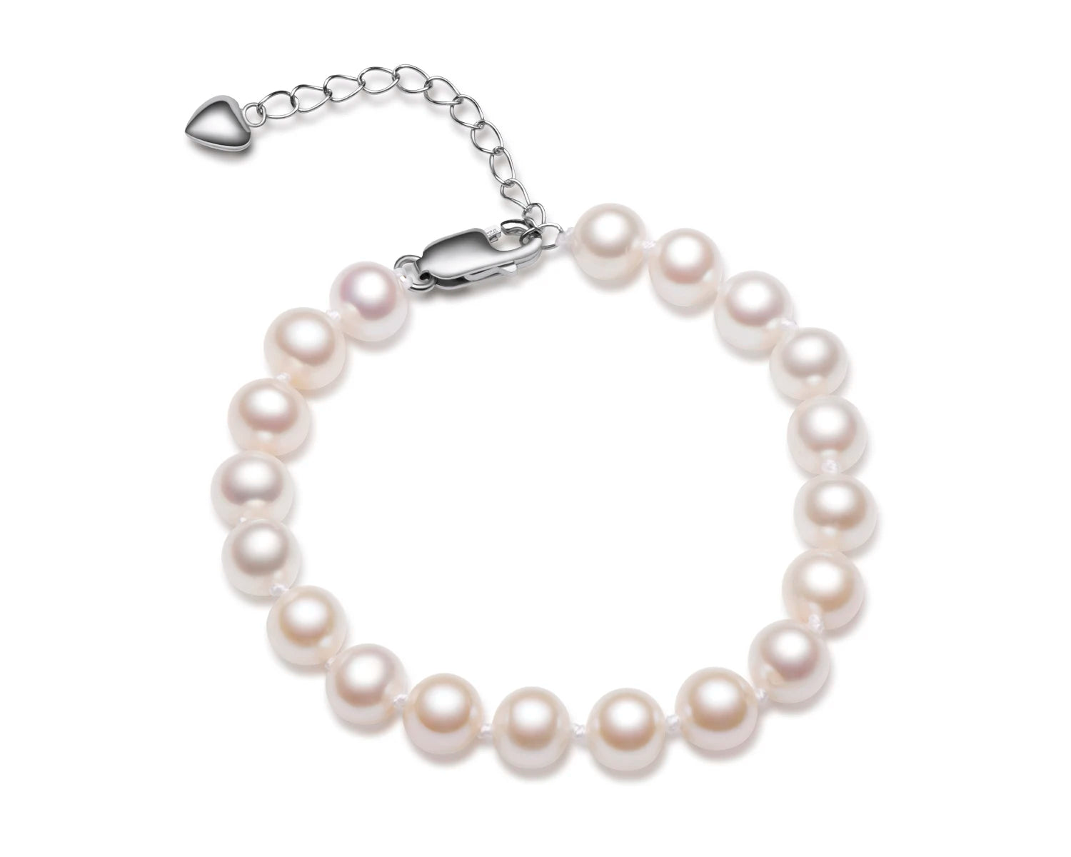 OXTAO 925 Silver Natural Freshwater Pearl Bracelet Women'S Daily Wear Elegant Bracelet Jewelry Anniversary Birthday Gift