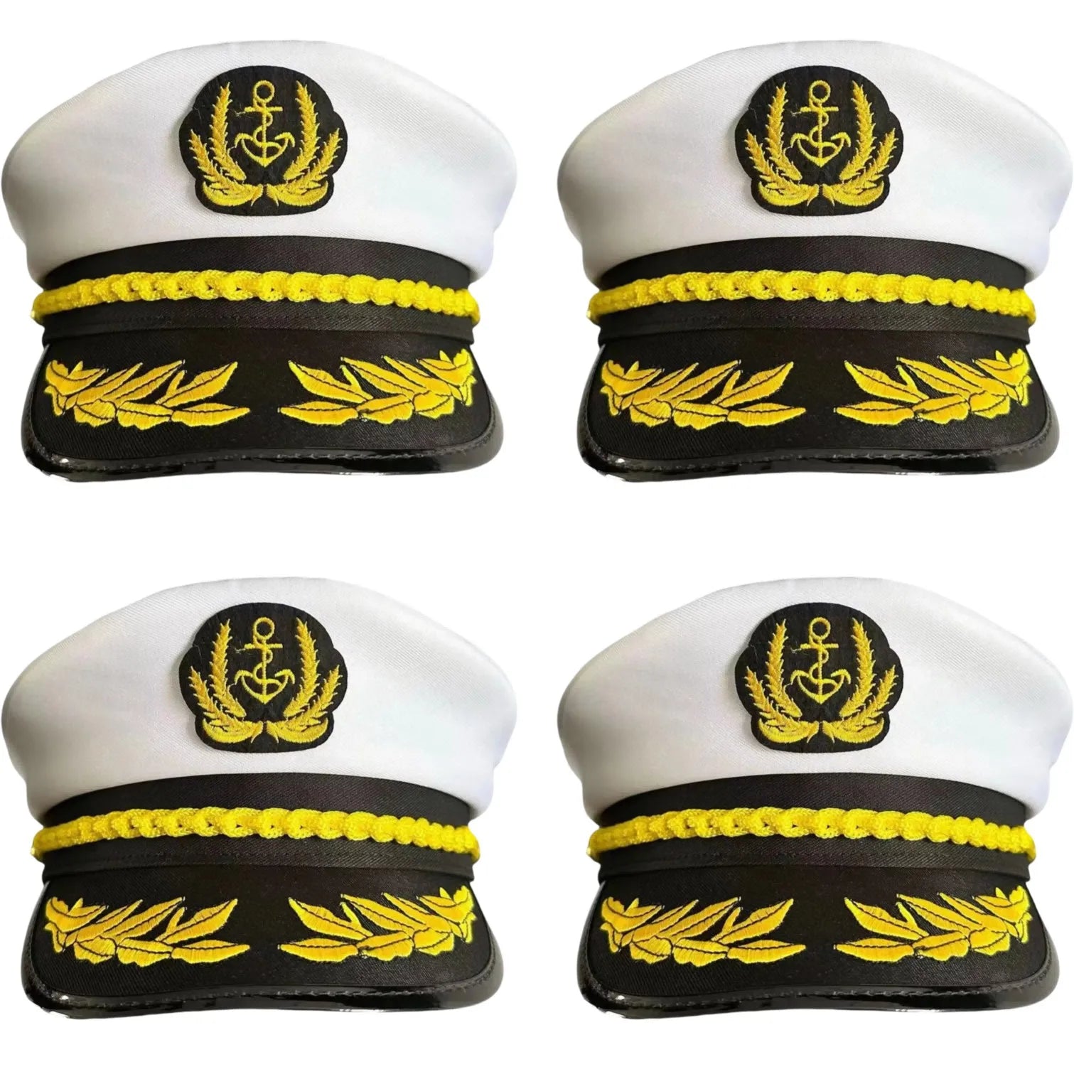 VENEZIA-Captain Navy Blue Cap, Striped Navy CapBurning man Party Cap for Cruise Ship Party，Adult Party，Cosplay，Outdoor