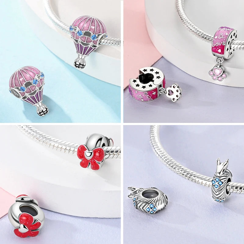 2024 neue Original 925 Sterling Silber Charms Perlen Für Original Armband S925 Charms Frauen DIY Schmuck Geschenk