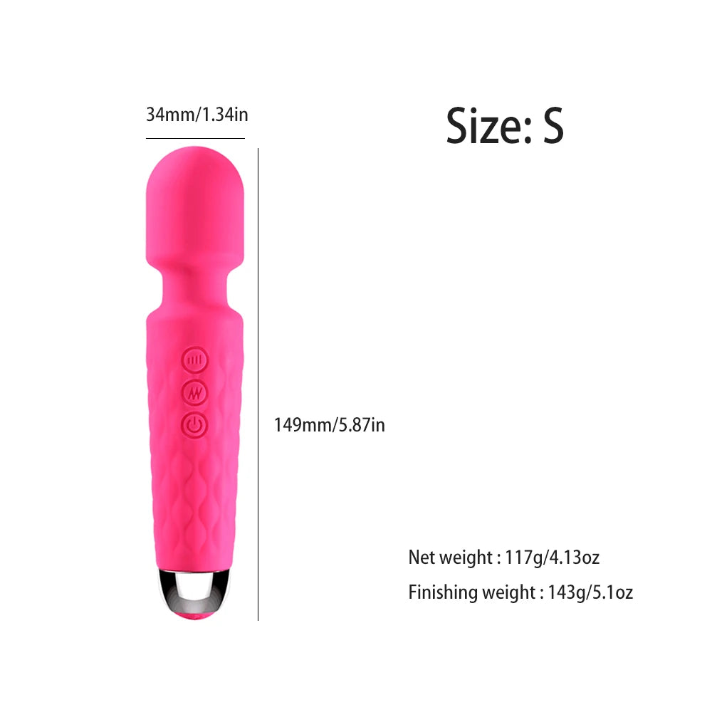 Wireless Dildos AV Vibrator Magic Wand for Women Clitoris Stimulator G Spot Massager Vibrator Female Masturbator Adult Sex Toys - Madeinsea©