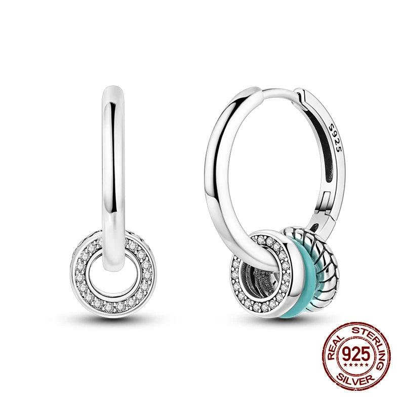 Earrings 925 Silver Shining Heart Shaped Zircon Butterfly Hoop Earrings For Women Engagement Birthday Proluxe Fine Jewelry Gift