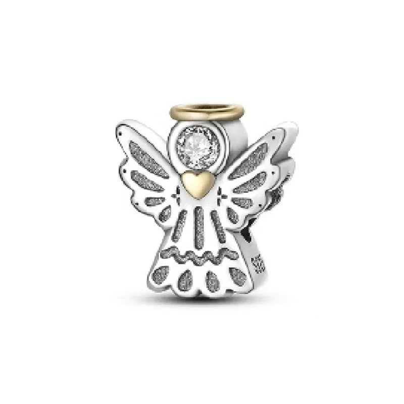 Fine religion series 925 Silver Jesus Bible Diy Bead cross Pendant Fit Original Bracelet Trinket Jewelry Figure Buddha Charm