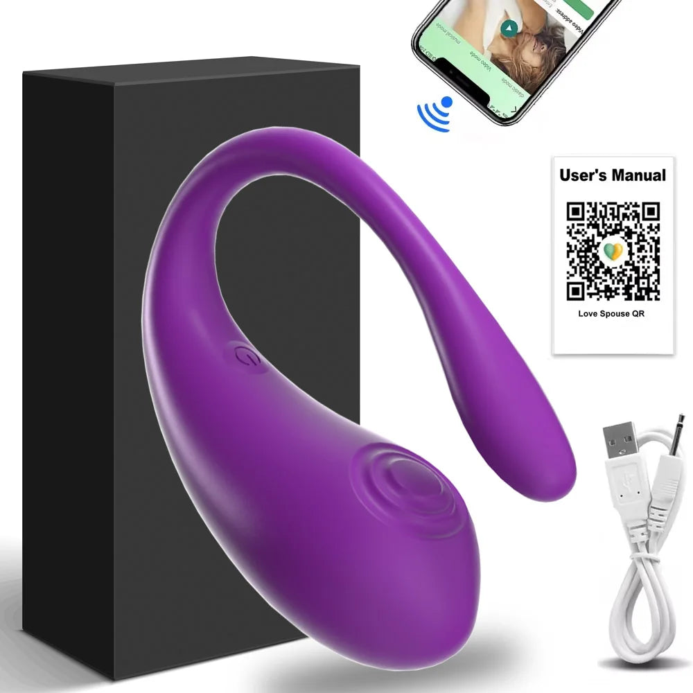 Wireless Bluetooth G Spot Dildo Vibrator for Women APP Remote Control Wear Vibrating Egg Clit Female Vibrating Panties Sex Toys