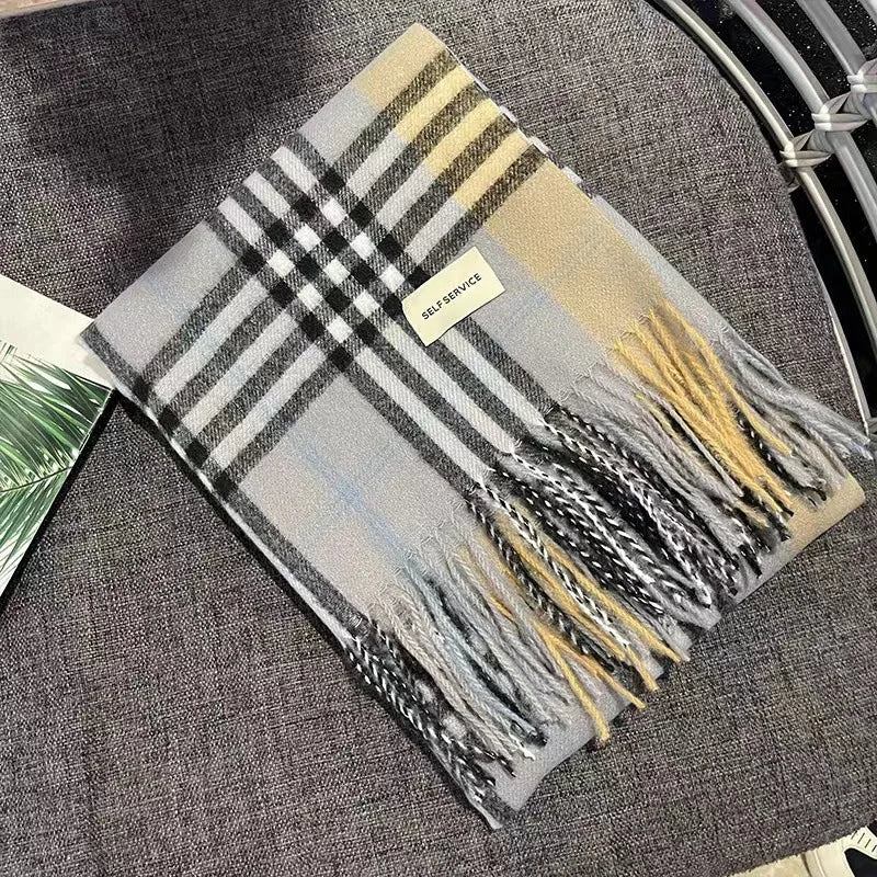 Unisex Commute Winter Scarf Warm Soft Thermal Neck Wrap for Men Women Daily Wear Cold-Resistant Scarf Decorate The Gift