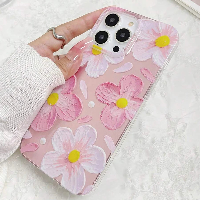 Daisy Fashionable Printed Phone Case for Samsung Galaxy A55 5G A54 A35 A34 A36 A56 A15 A16 A52 S24FE S25 S23 Ultra S22Plus Cover