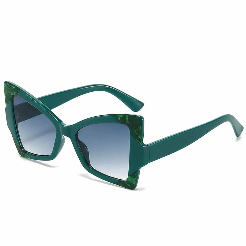 Fashion Sunglasses Classic Retro Cat Eye Glasses Women Brand Vintage Travel Butterfly Sun Glasses Big Female Eyewear Anti-Glare