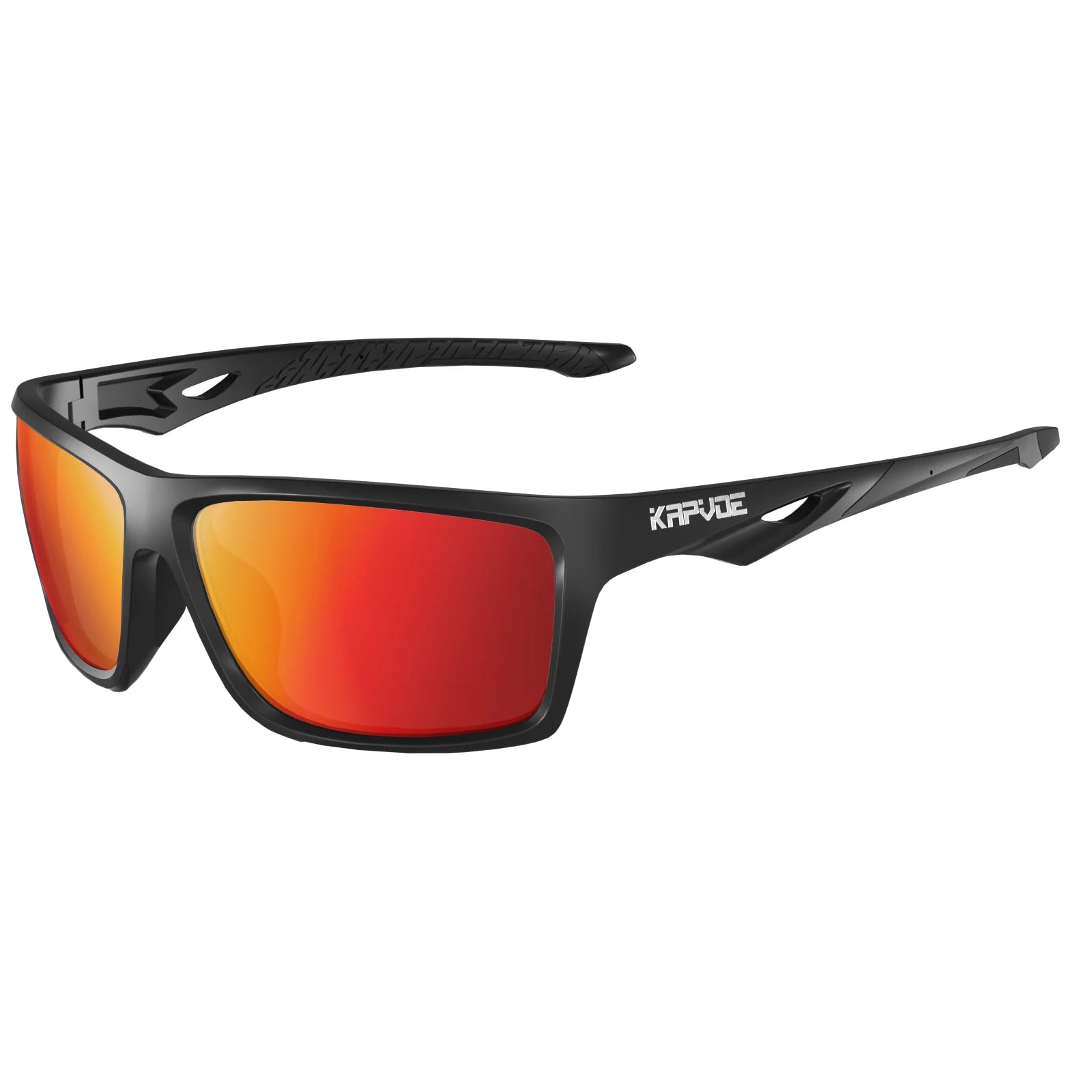 Kapvoe Polarisierte Wanderbrille für Herren, UV400-Gläser, PC-Gläser, HD-Gläser, Outdoor-Sonnenbrille 2025