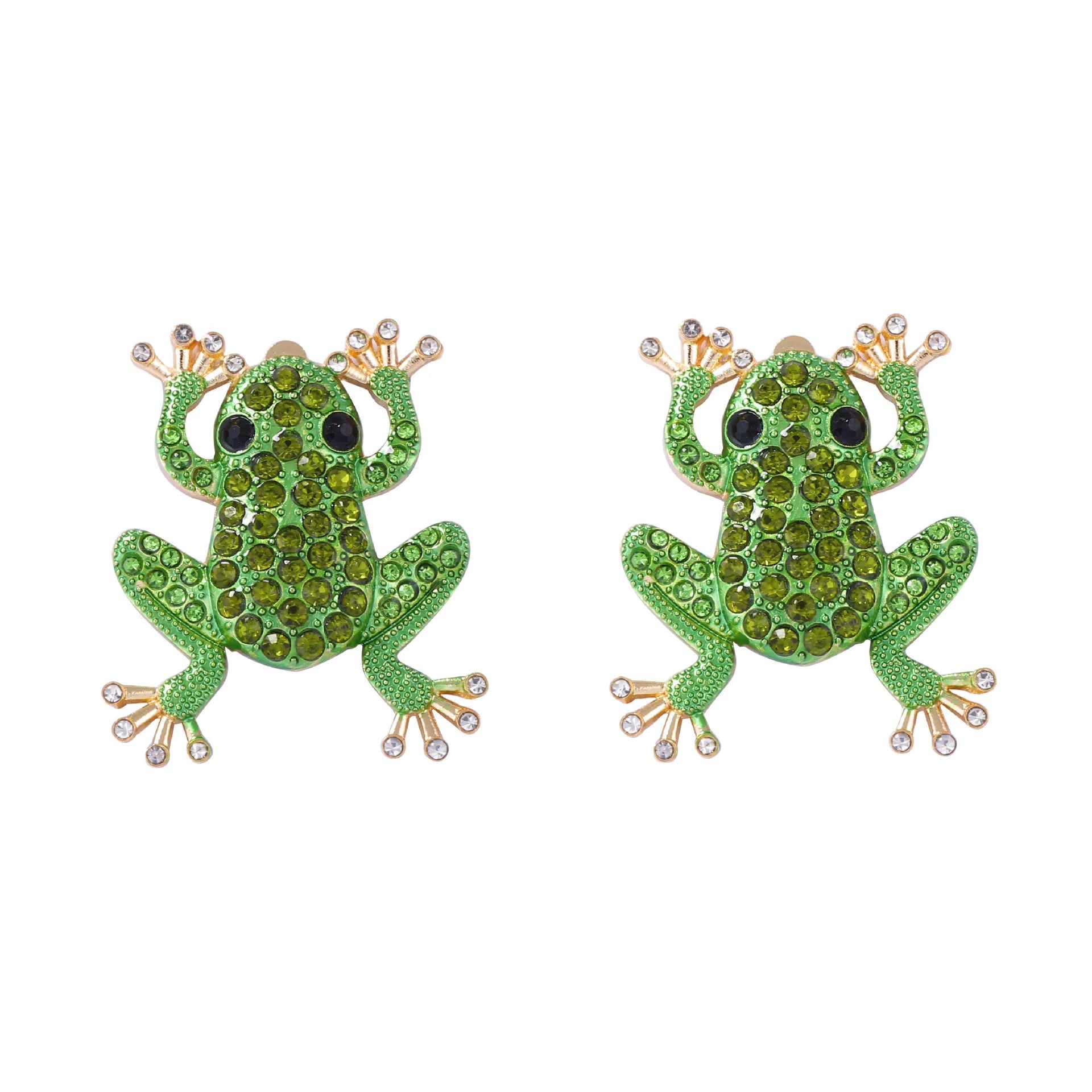 ZAA's Personalized Exquisite Creative Imitation Pearl Frog Animal Earrings