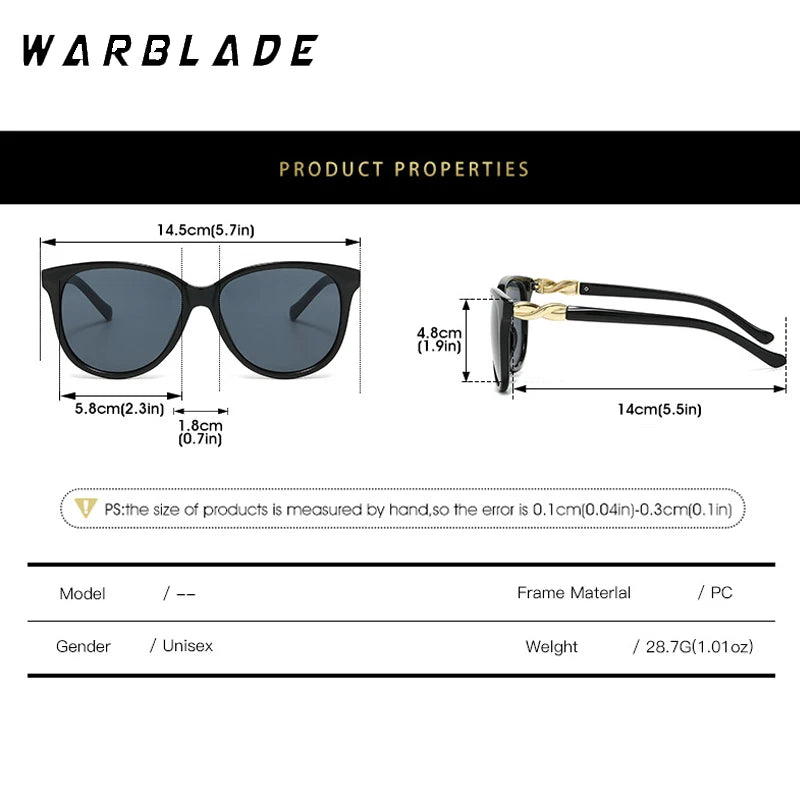 Elegant Ladies Cat Eye Sunglasses Women Luxury Brand Alloy Frame Twist Leg Shades Oversized Sun Glasses Female Outdoor Goggles