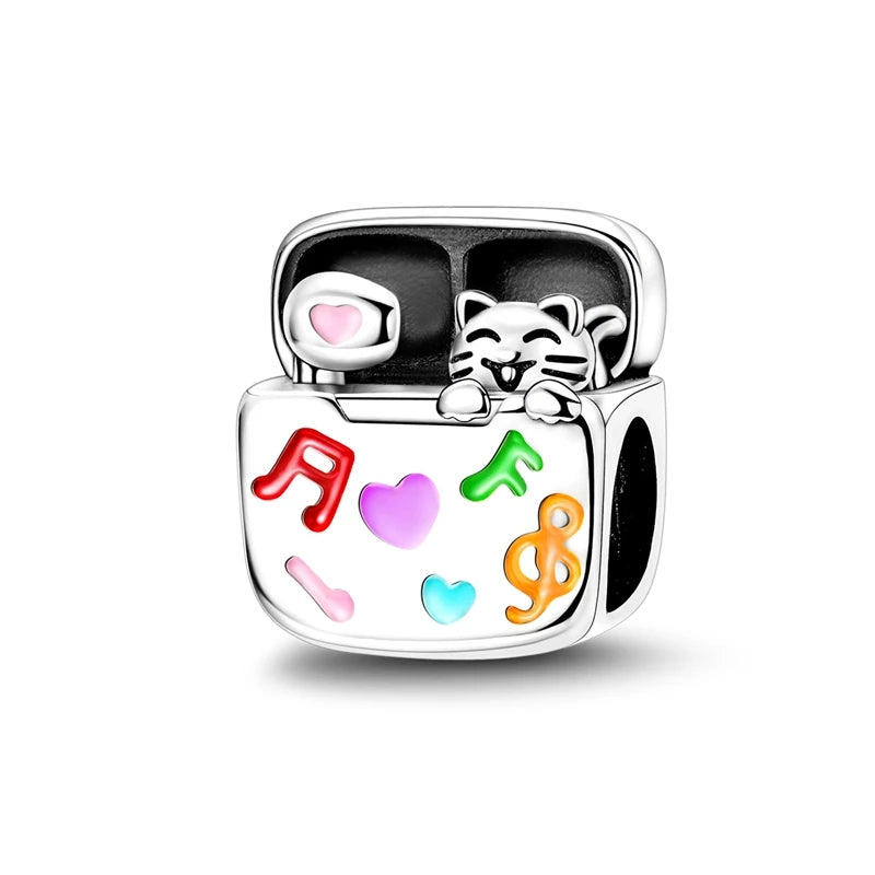 2024 neue 925 Sterling Silber Charms Perlen Fit Original Armband Halskette Charme DIY Schmuck Für Frauen Geschenk