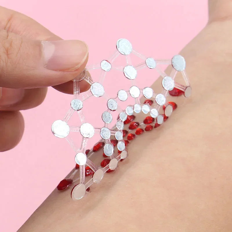 Female Fashion Invisible Nipple Cover Hollow Out Radioactive Women Intimates Accessories Tape Overlays on Bra Stickers Girls