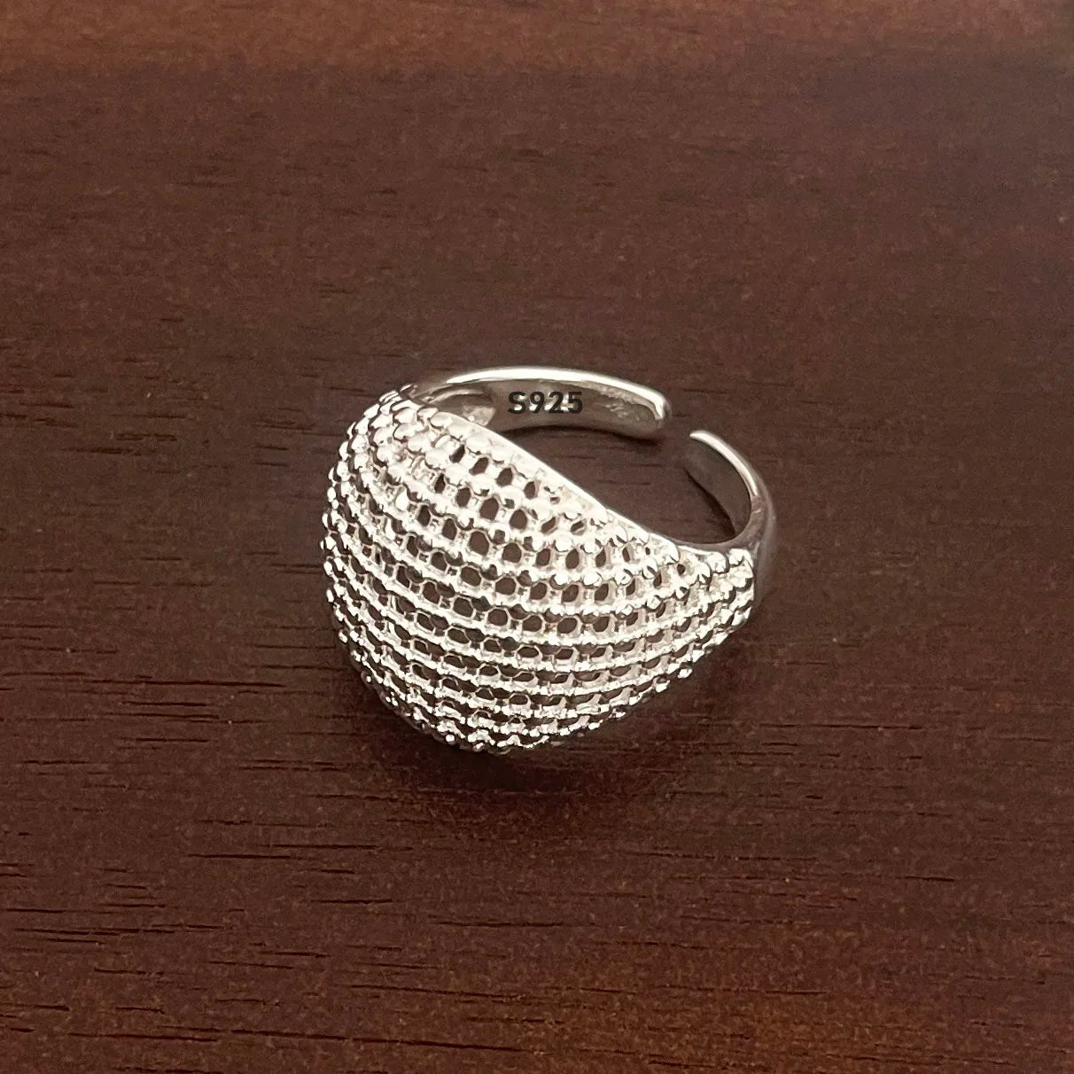 925 Sterling Silver Rings for Women Men Couple Minimalist Handmade Simple Ball Ring Party Jewelry Gift Prevent Allergy